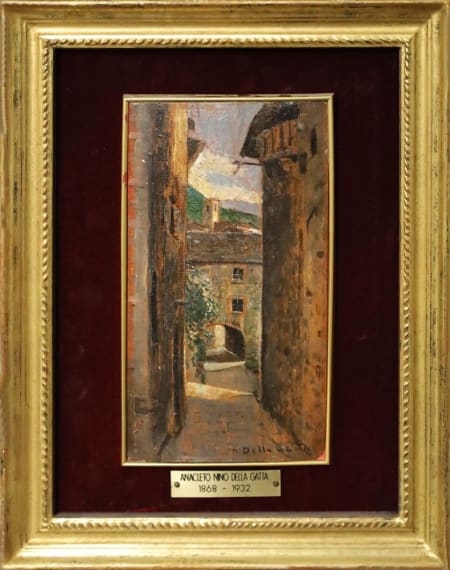 Anacleto Della Gatta — Scorcio di vicolo al Gabbro